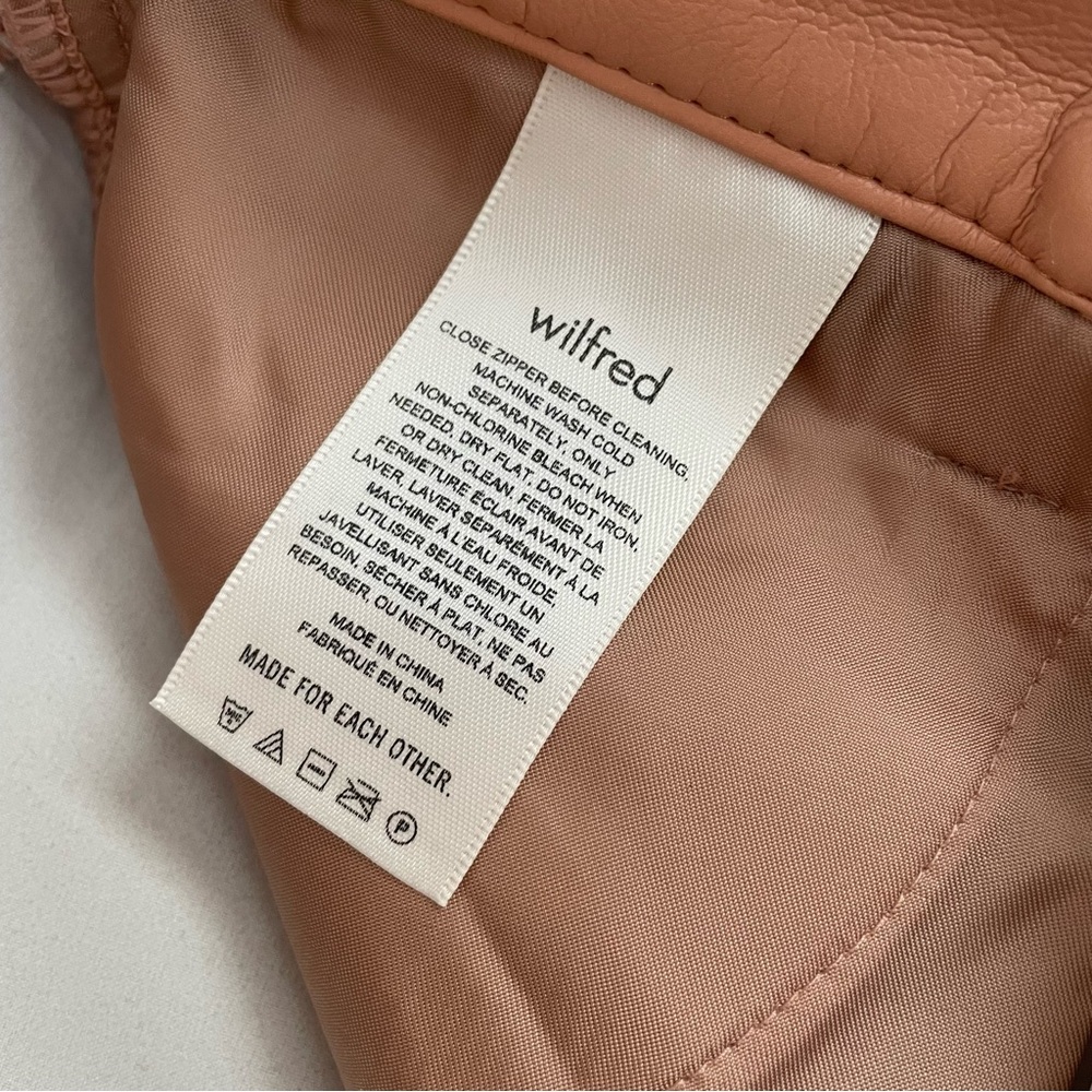 RARE Melina Leather Pants in Soft Terracotta - Picture 4 of 5